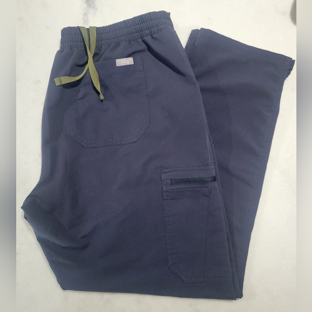 Navy Figs Yola Skinny LP Large Petite